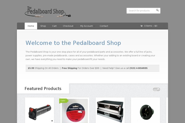 pedalboardshop.com site used Wootique