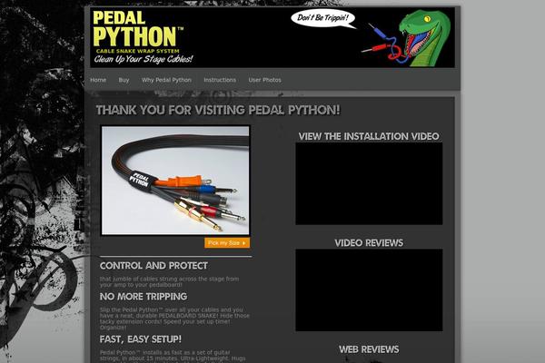 pedalpython.com site used Modified-elegant-grunge