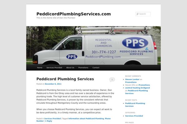 WordPress website example screenshot