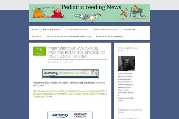pediatricfeedingnews.com site used Pediatricfeeding