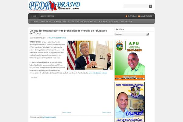WordPress website example screenshot
