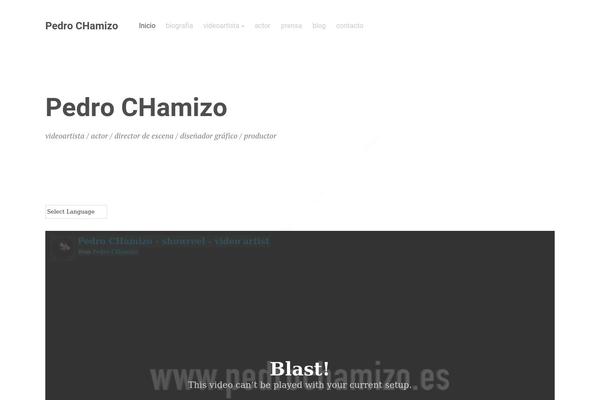 pedrochamizo.es site used Skills