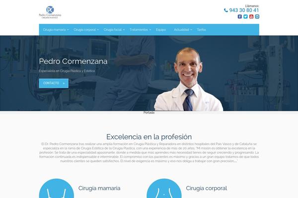 pedrocormenzana.com site used Medica-pro