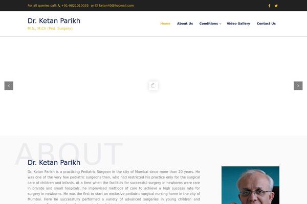 pedsurgeon.com site used Drketanparikh