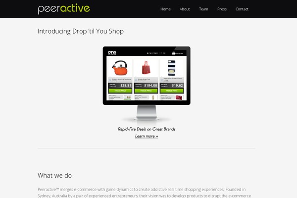 peeractive.com site used Versatile-v1-02