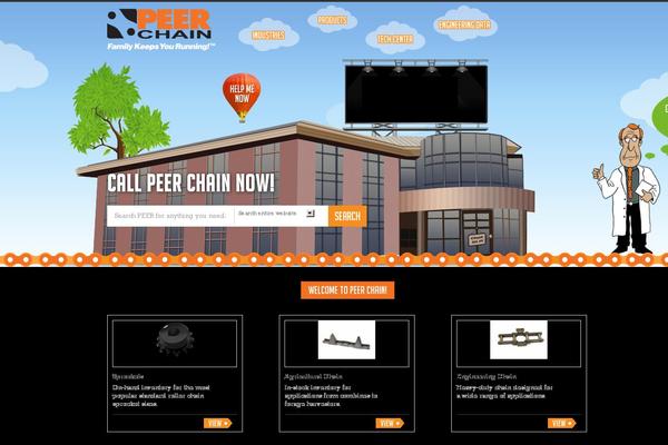 peerchain.com site used Peerchain
