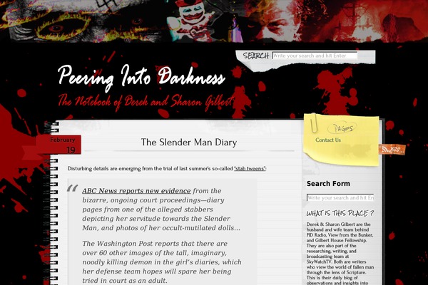 Anarcho Notepad theme site design template sample