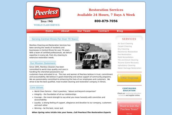 peerlessrestoration.com site used Peerless