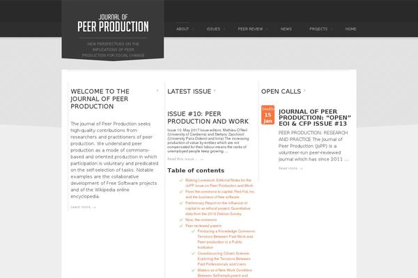 peerproduction.net site used Lustrel