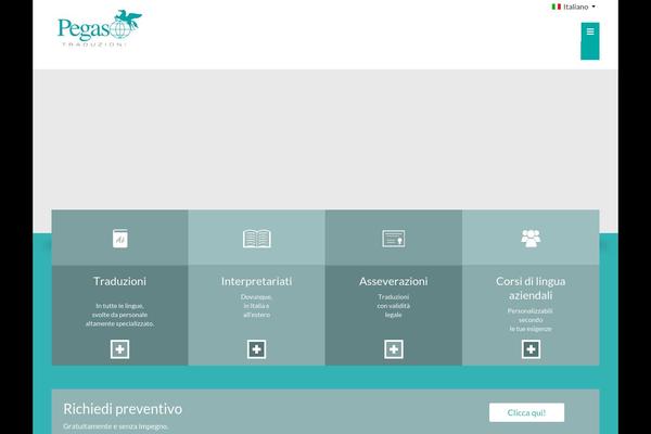 pegasotraduzioni.it site used Clinico-child