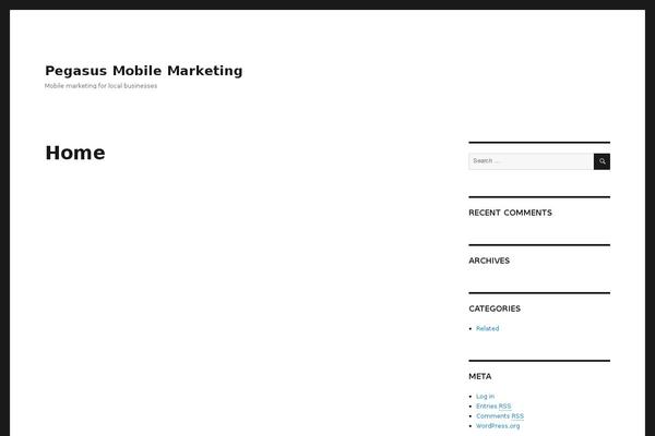 Twenty Sixteen theme site design template sample