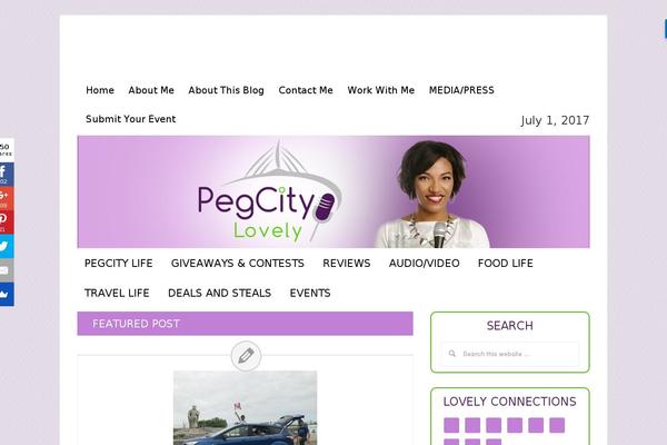pegcitylovely.com site used Lifestyle Pro