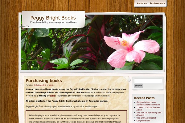 peggybrightbooks.com site used Adventure Journal
