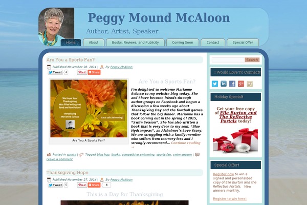 peggymcaloon.com site used Peggymcaloontheme4