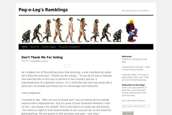 WordPress website example screenshot