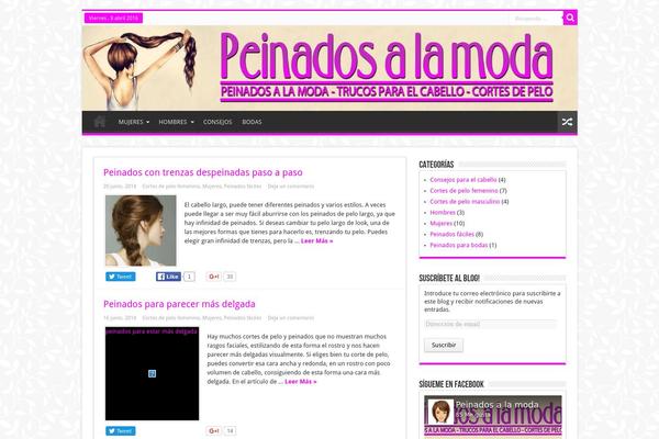 Sahifa theme site design template sample