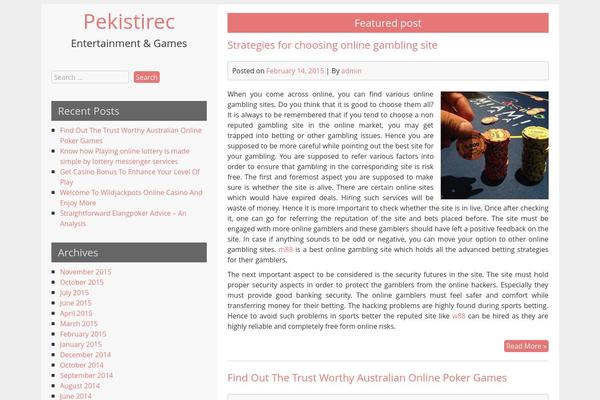 pekistirec.com site used LeftSide