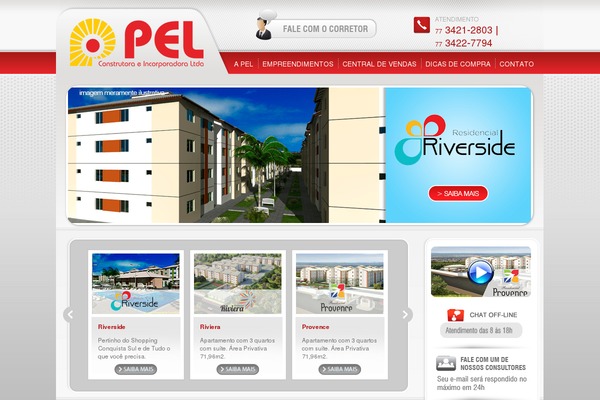 pelconstrutora.com.br site used Pel