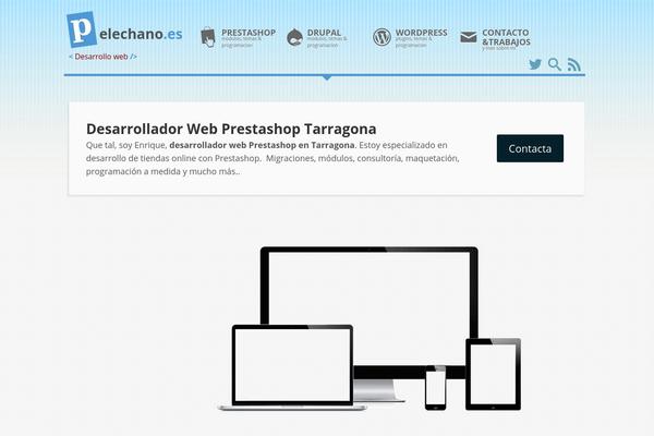 pelechano.es site used Mycustomtheme
