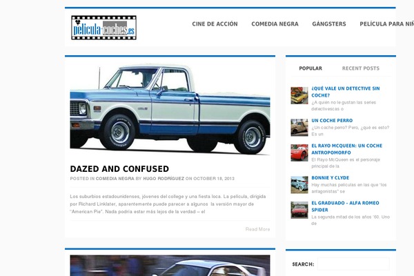 pelicula-coches.es site used Groovy