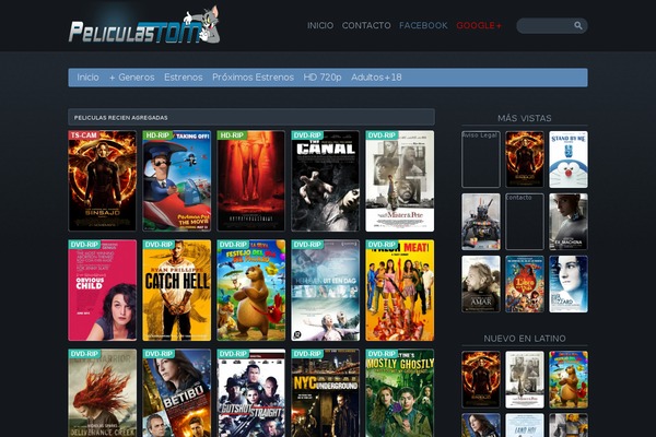 peliscinema.com site used Peliculastom