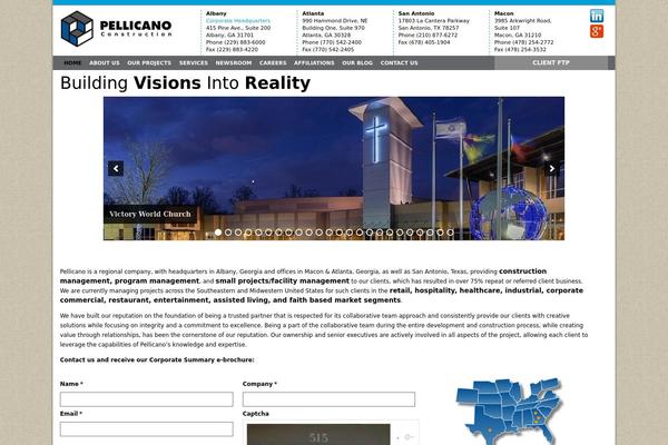 WordPress website example screenshot