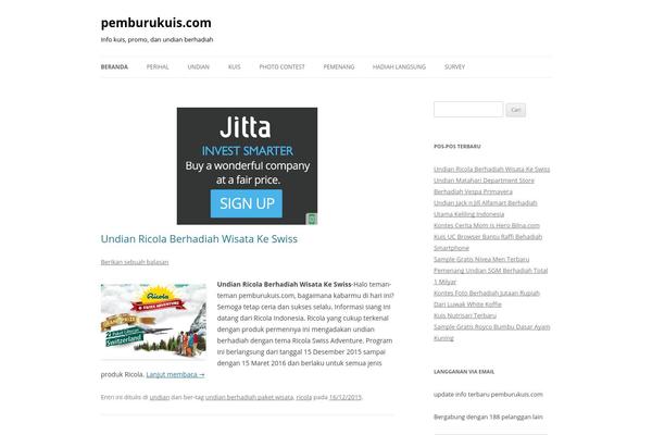 WordPress website example screenshot