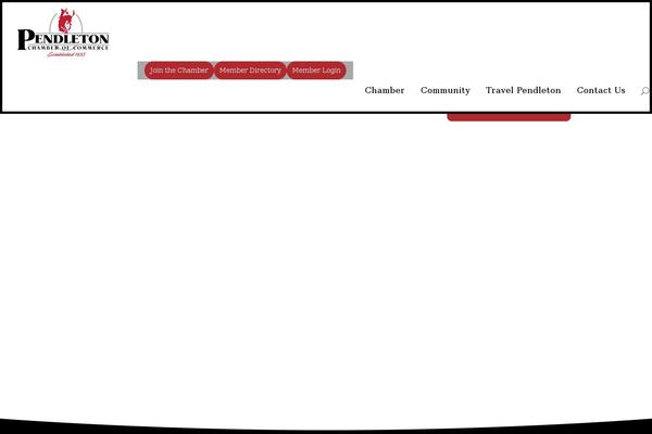 pendletonchamber.com site used Divi-pendleton