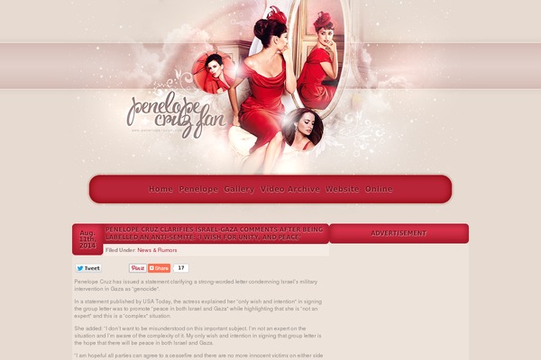 penelope-cruz.com site used Penelopecruzweb