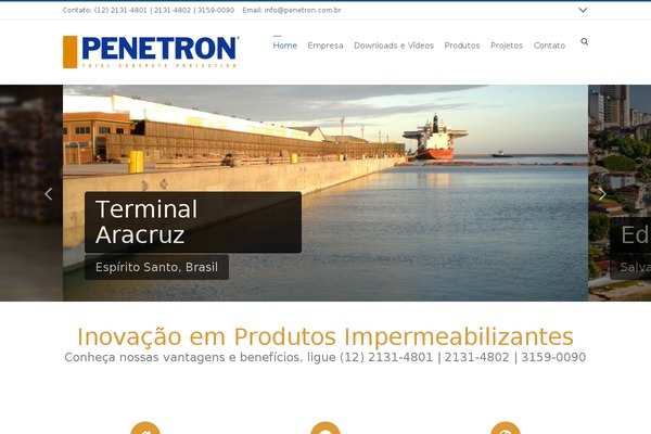 penetron.com.br site used Penetron