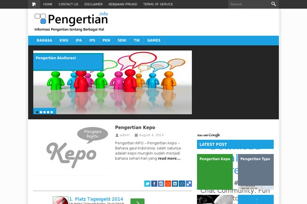 pengertian.info site used Ganteng