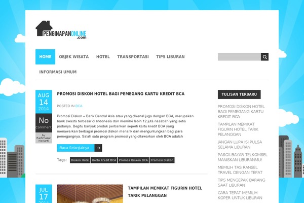 Encun theme site design template sample