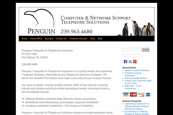penguincomputel.com site used Penguin