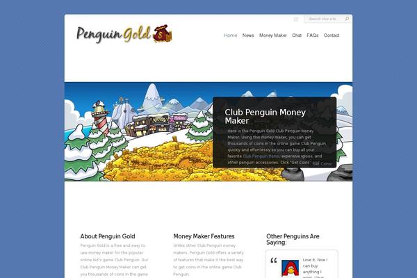 Chameleon theme site design template sample
