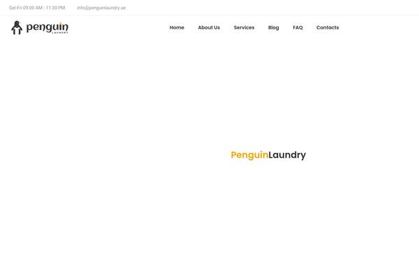 Laundry theme site design template sample