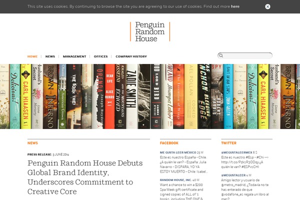 penguinrandomhouse.com site used Penguinrandomhouse