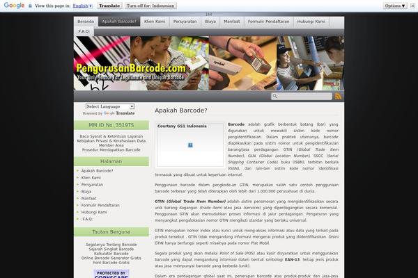 WordPress website example screenshot