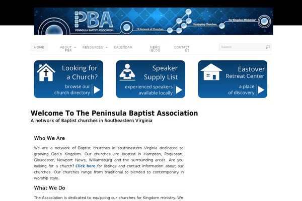 peninsulabaptist.org site used Flawless-child-theme