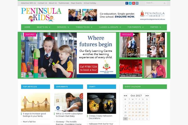 peninsulakids.com.au site used Smartmag-child