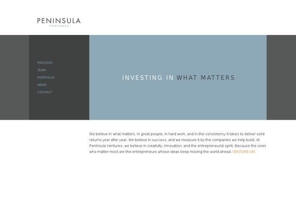 Peninsula theme site design template sample