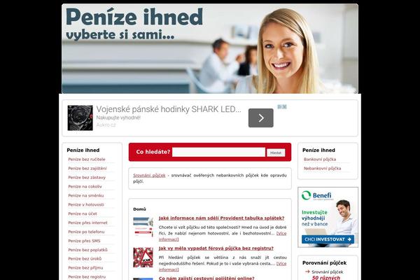 penize-ihned.org site used Penize-ihned