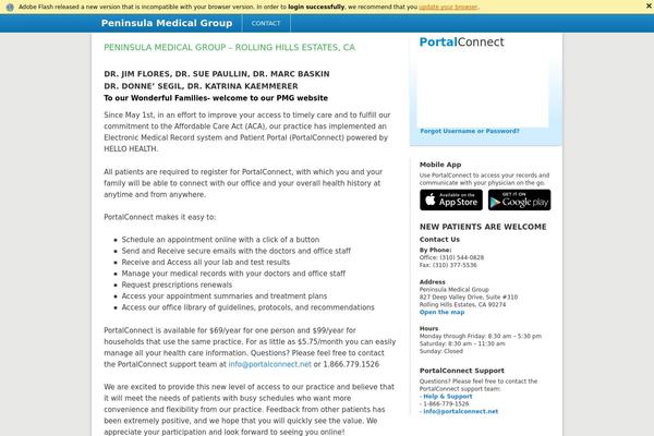 penmedgroup.com site used Patient-portal