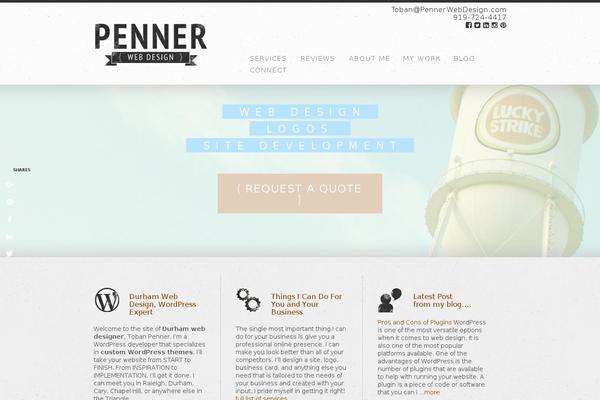 pennerwebdesign.com site used Penner