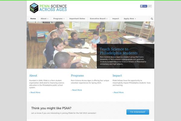 WordPress website example screenshot