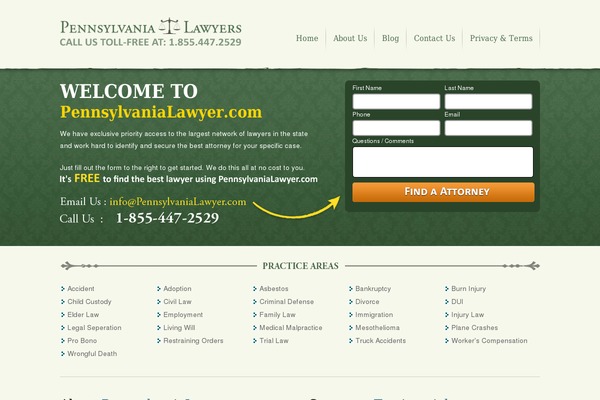 pennsylvanialawyer.com site used Palawyer_new