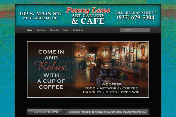 WordPress website example screenshot