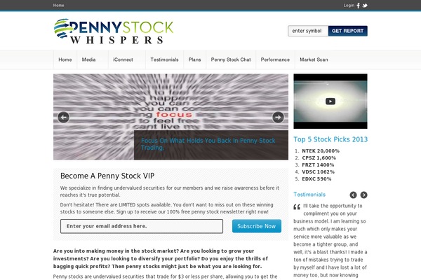 pennystockwhispers.com site used Penny-stock