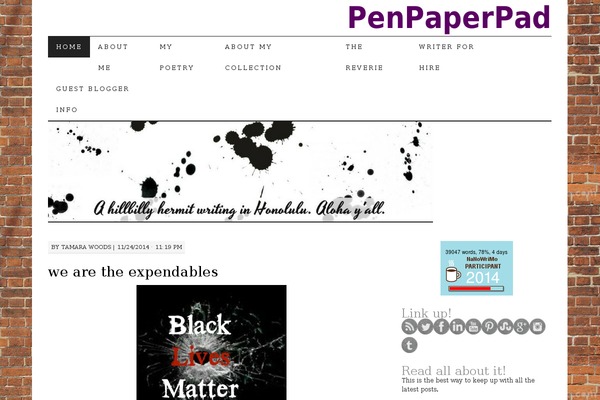 penpaperpad.com site used Pilcrow-wpcom