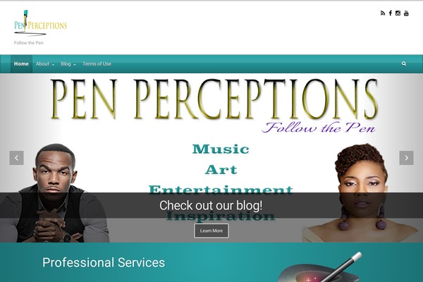WordPress website example screenshot