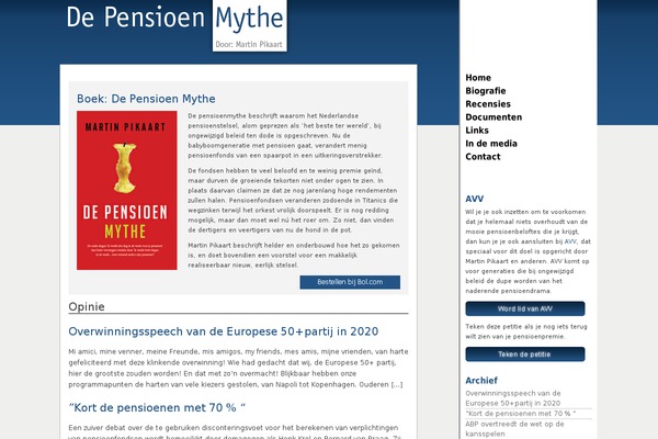 WordPress website example screenshot